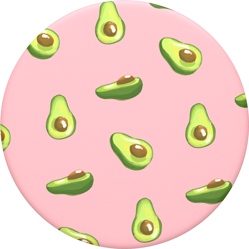 Avocados Pink - Avocados Pink Popsocket (1000x1000), Png Download