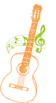 Guitar - Illustration (305x458), Png Download