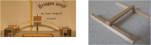 Balsa Wood Is A Very Flexible Material And Tends To - Balsa Wood Bridge (639x192), Png Download