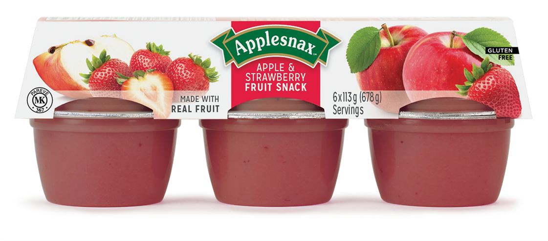 Applesnax Apple & Strawberry Cups - Leahy Orchards Inc. (1200x1200), Png Download