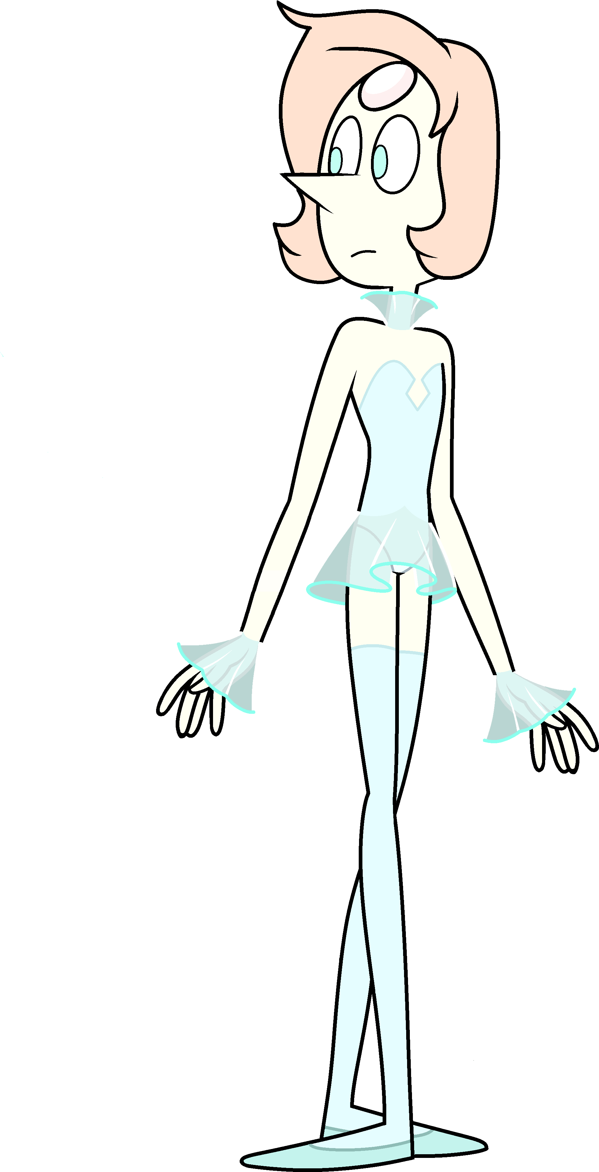 White Diamond Pearl - Steven Universe White Diamond Pearl (2400x3933), Png Download
