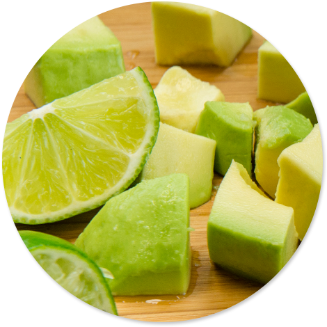 Avocados And Plant Sterols - Key Lime (800x472), Png Download