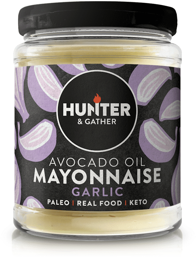 Garlic Avocado Paleo And Keto Avocado Oil Mayonnaise - Hunter & Gather Classic Avocado Oil Mayonnaise (1000x1000), Png Download