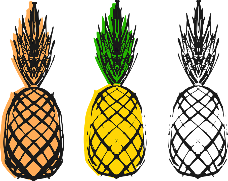 Tropical Surprises - Cafepress Pineapple Iphone 7 Plus Tough Case (907x720), Png Download