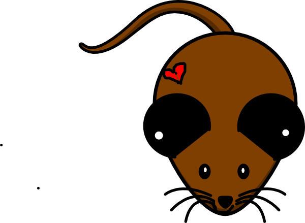 How To Set Use Brown Mouse With Lovely White Pearl (600x439), Png Download