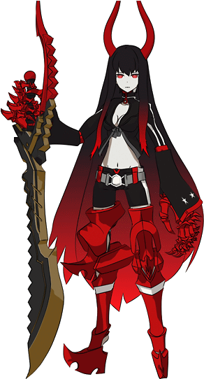 Black Gold Saw - Black Rock Shooter Black Gold Saw (324x550), Png Download