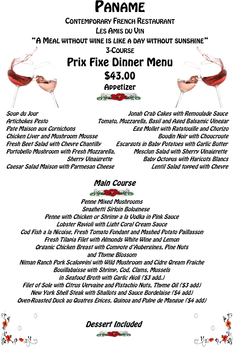 download-menu-a-prix-fixe-in-french-png-image-with-no-background