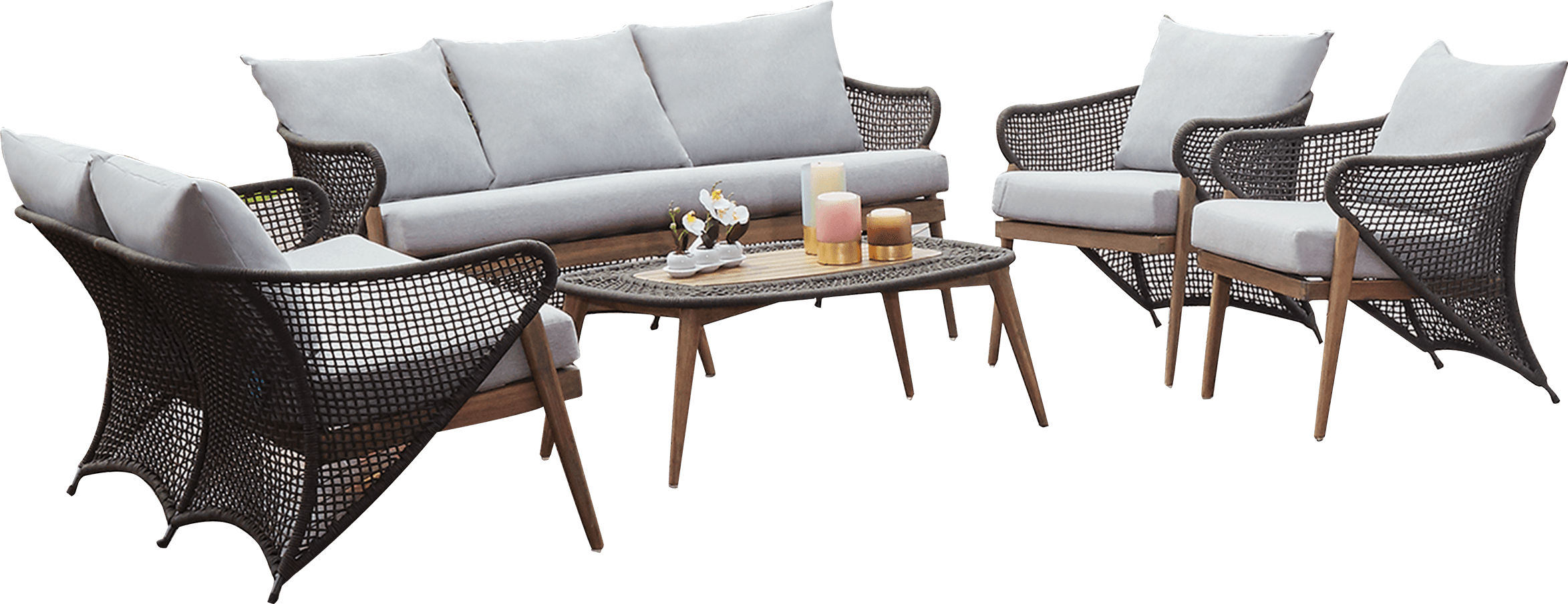 Visita Regularmente Nuestro Sitio Para Ver Oferta Exclusivas - Muebles De Patio Png (2347x905), Png Download