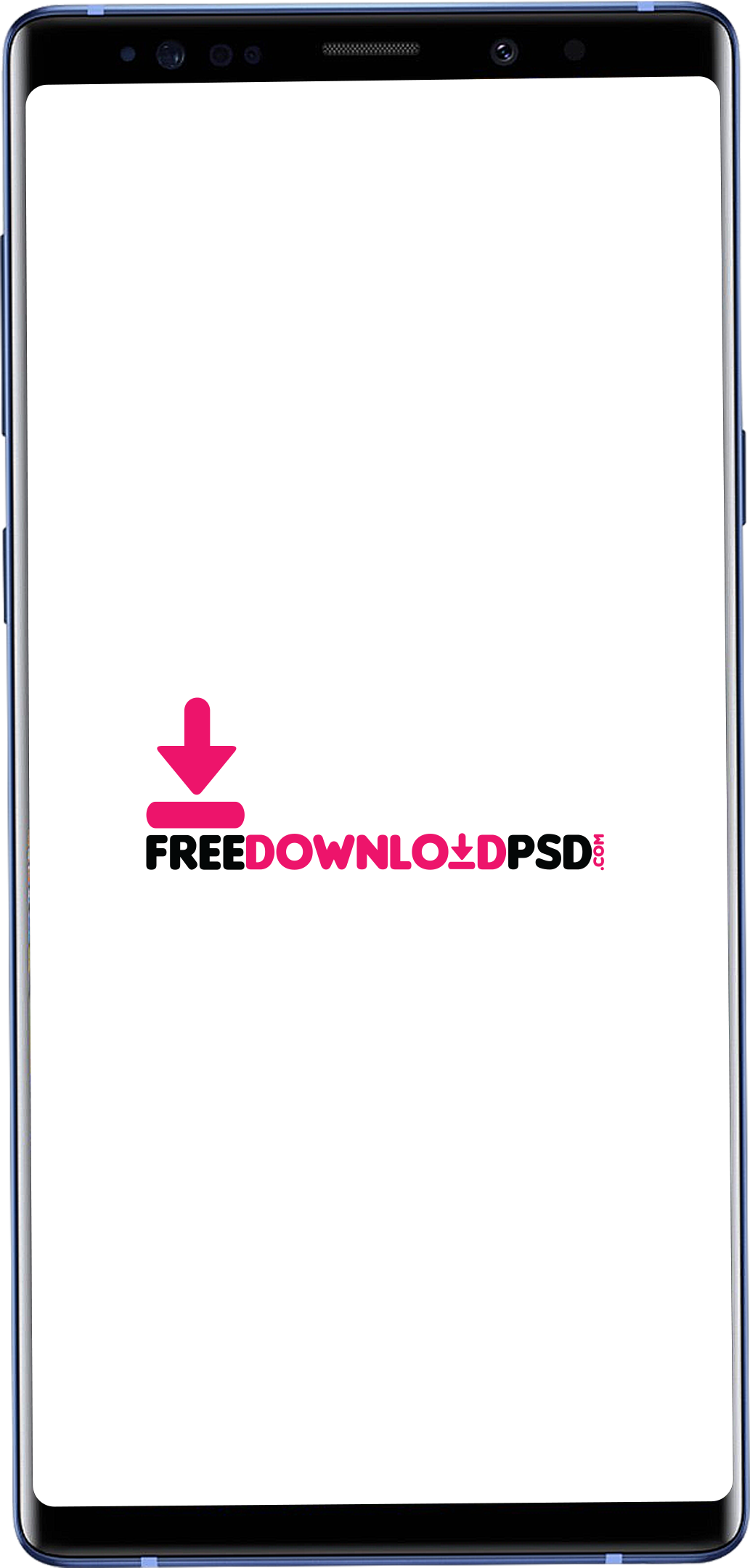 Free Smartphone Mockup Psd, Adobe Photoshop, Android, - Galaxy Note 9 Mockup (1033x2161), Png Download