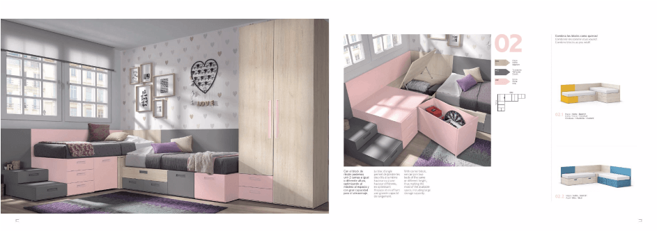 Juvenil At Muebles - Interior Design (983x415), Png Download