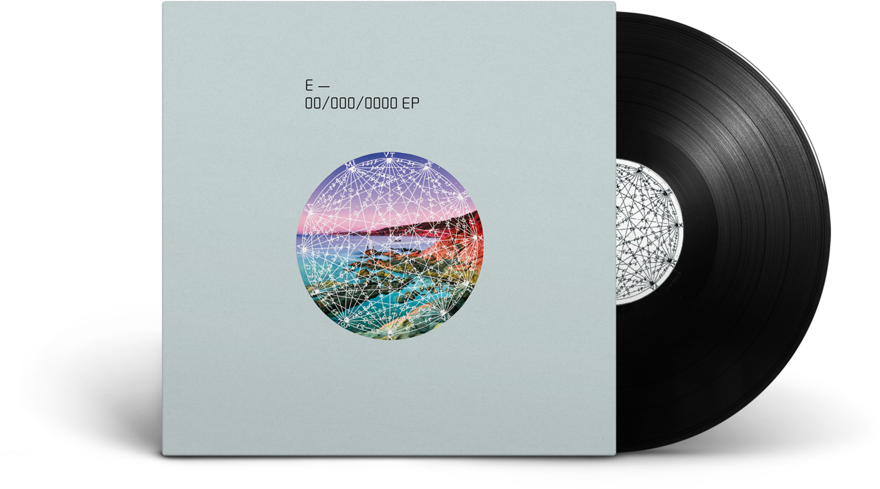 12" Vinyl Records In Full Colour Jackets With Download - Circle (2000x1060), Png Download