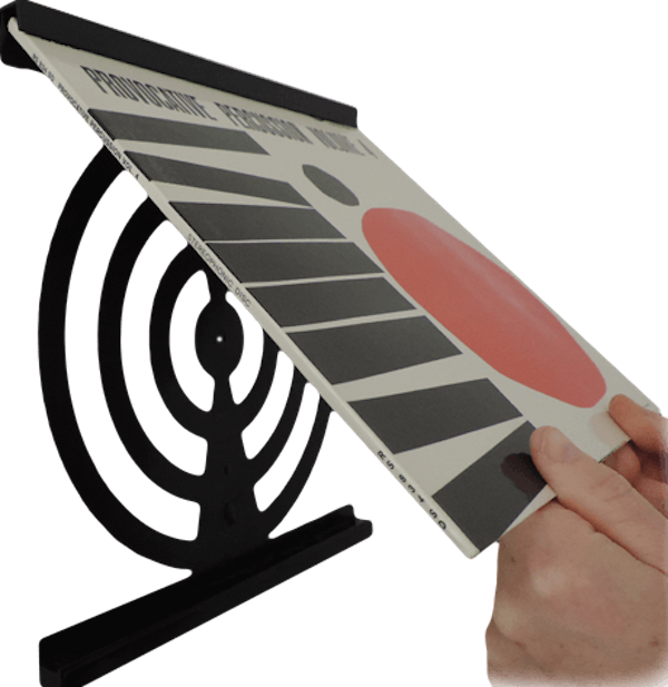 Inexpensive Record Display Wall Unit That Works - Wall Record Display (600x617), Png Download