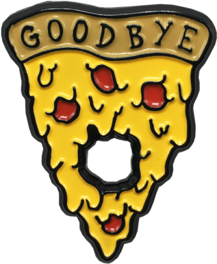 Pizza Planchette Pin - Lapel Pin (600x600), Png Download