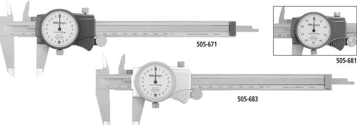 Dial Caliper 49ad33c8b3660 - Mutsuura With A Dial Caliper 150 Mm D15tn Mitutoyo (700x245), Png Download