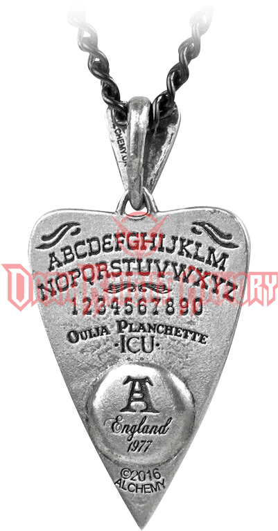 Planchette Pendant - Alchemy Gothic Planchette Ouija Eye Pendant Necklace (777x777), Png Download