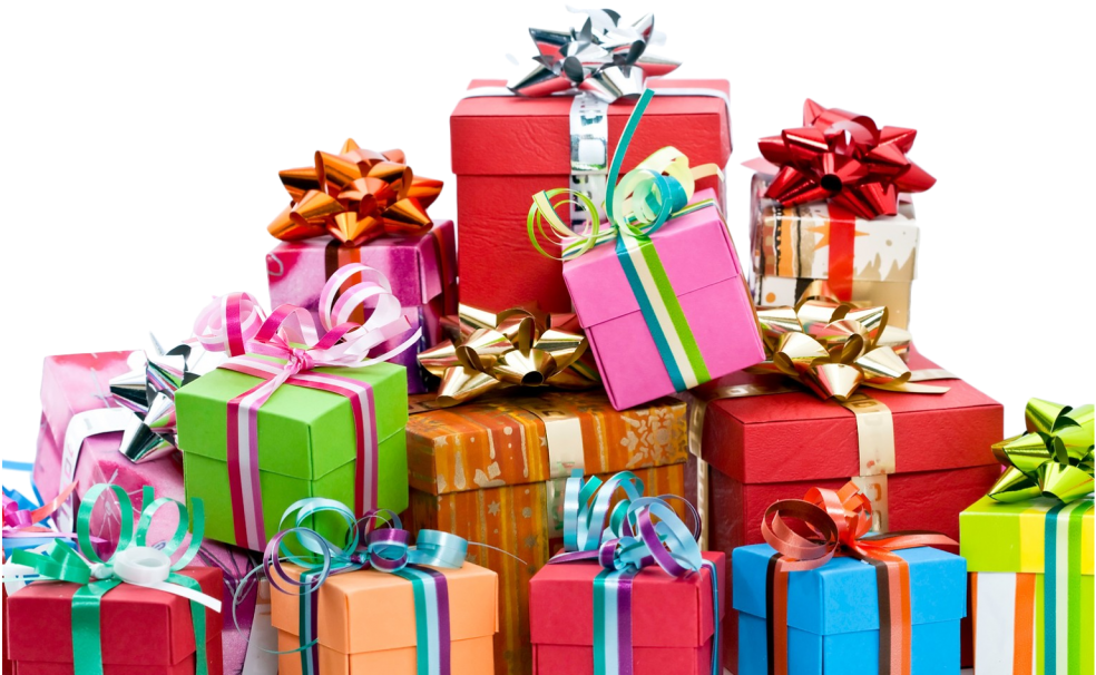 Download Presente Pile Of Birthday Gifts Png Png Image With No Background Pngkey Com
