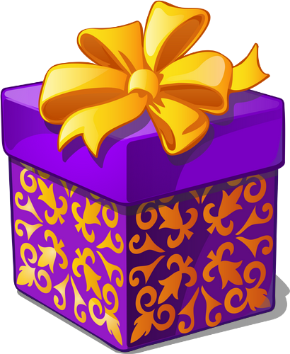 Gift (410x500), Png Download