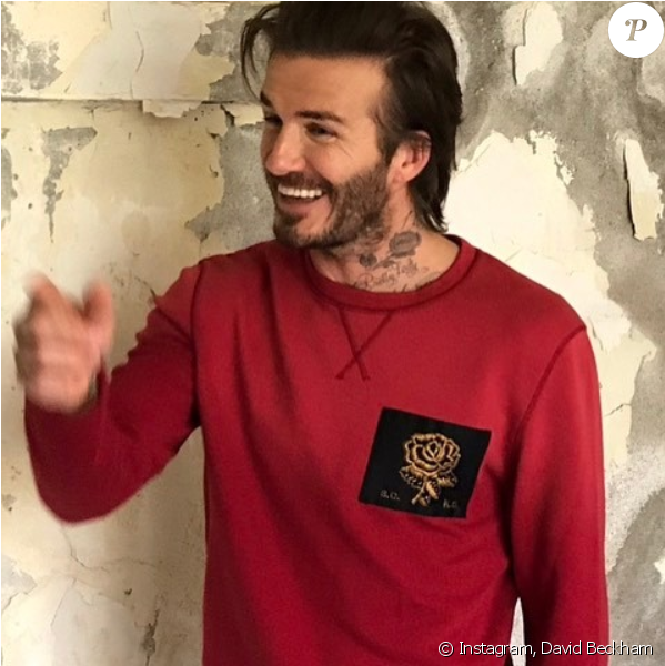 Photo De David Beckham - David Beckham Crewneck Tees (950x599), Png Download