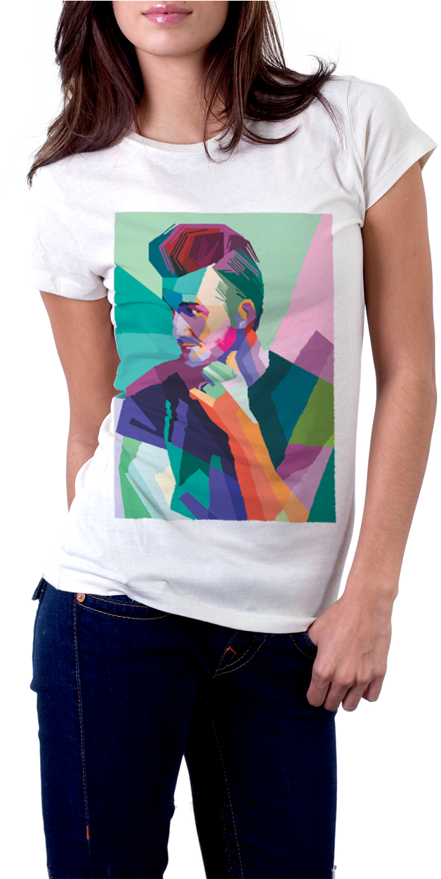David Beckham Pop Art T-shirt - T Shirt (1000x1250), Png Download