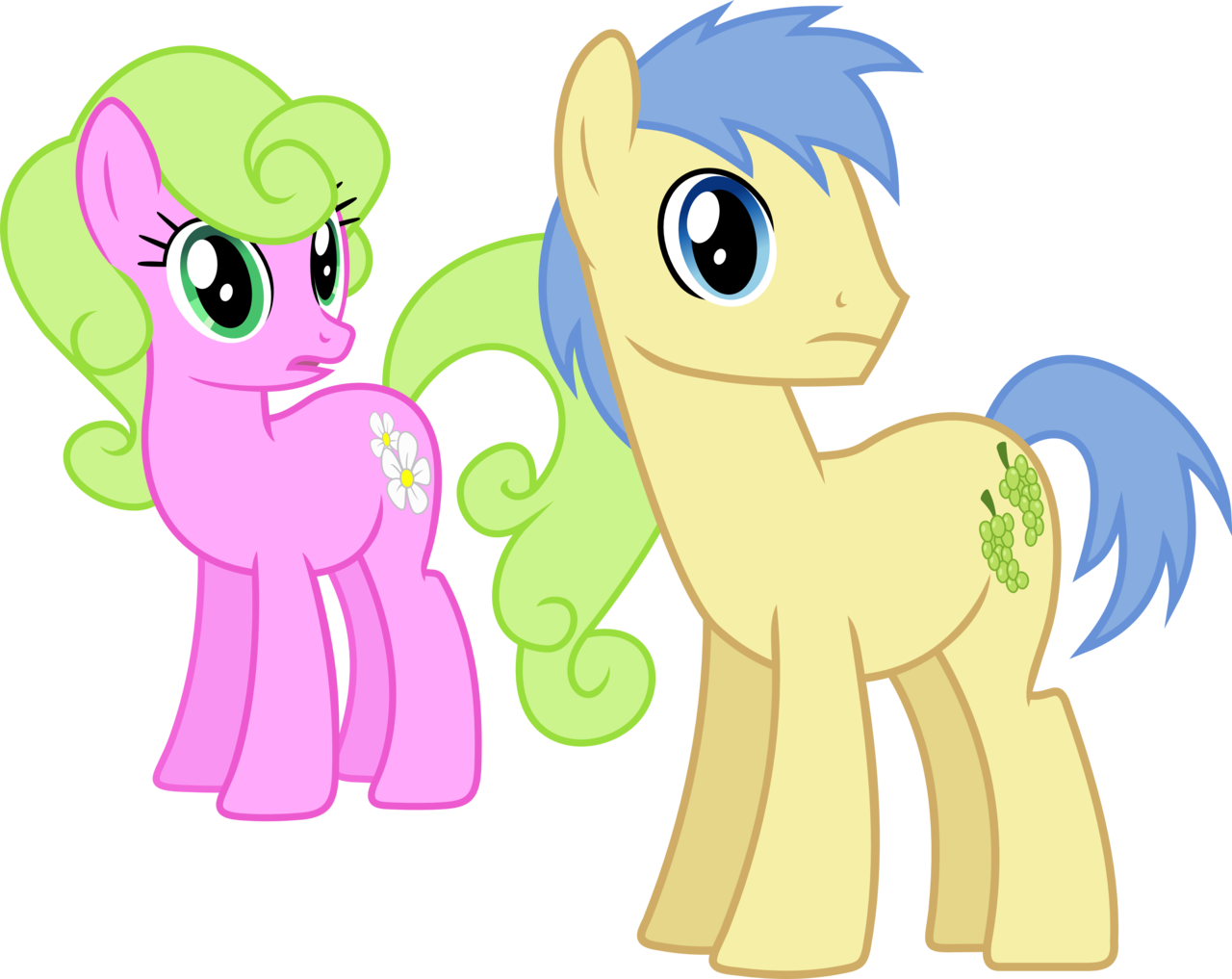 Landmark520, Daisy, Flower Wishes, Goldengrape, Safe, - Mlp Daisy And Golden Grape (1280x1017), Png Download