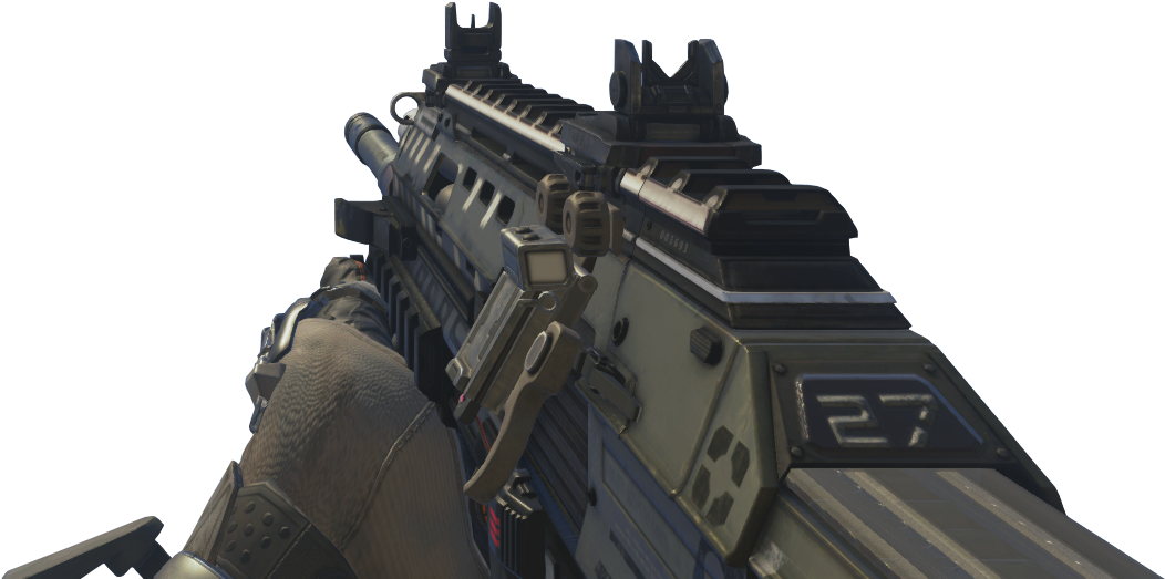 Bal-27 223 Aw - Call Of Duty Enemy Png (1080x532), Png Download
