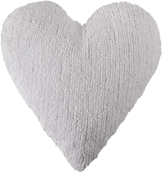 Cojín Corazón Blanco De Lorena Canals - Lorena Canals Heart Cushion In White (900x600), Png Download