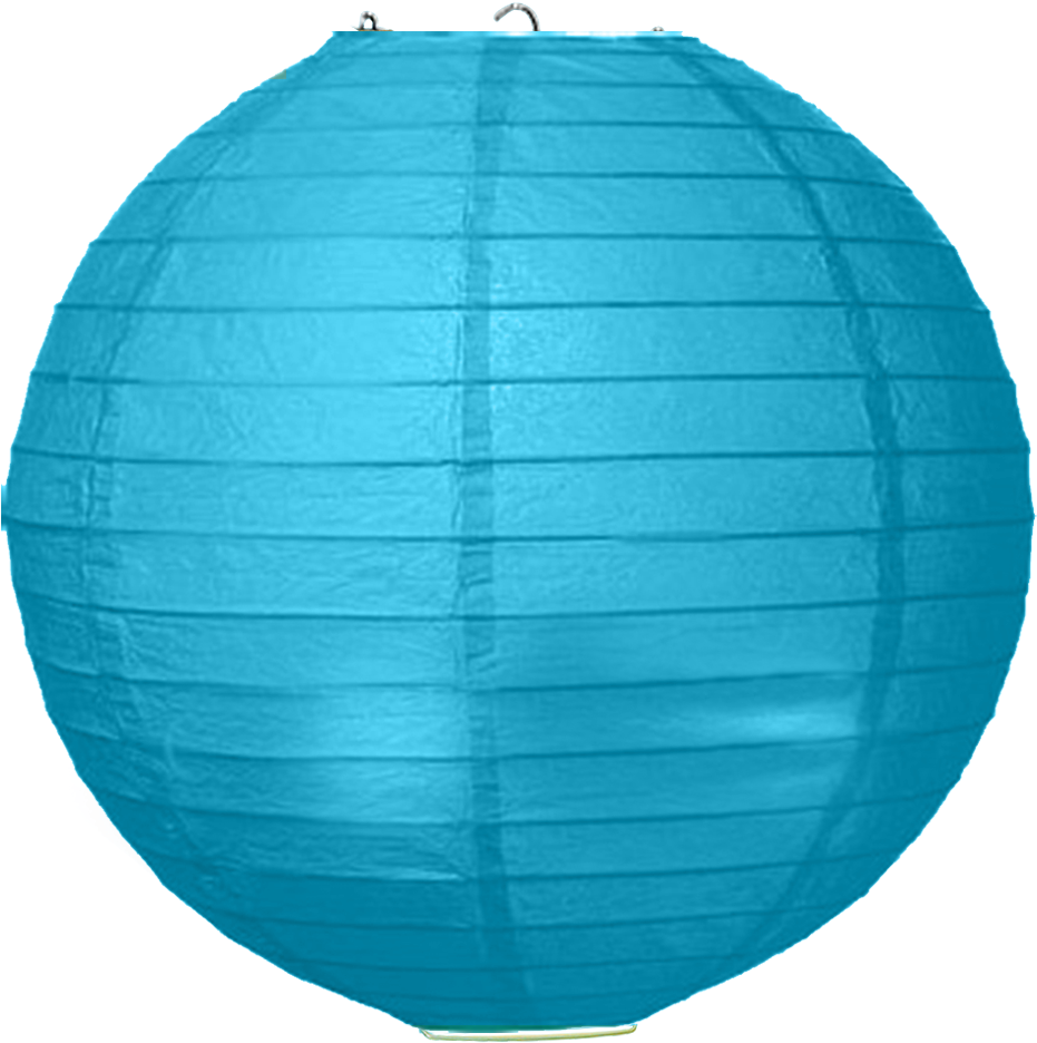 Paper Lantern Turquoise - Circle (1000x1000), Png Download