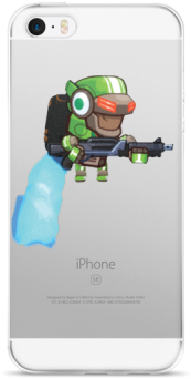 Iphone 5/5s/se, 6/6s, 6/6s Plus Case Flying Green Mech - Iphone 6s (400x400), Png Download