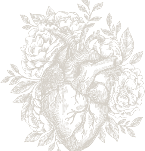 Corazon Blanco - Tattoo (500x500), Png Download