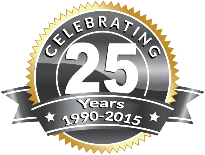 Our 25th Anniversary - 25 Years Logo Png (668x506), Png Download