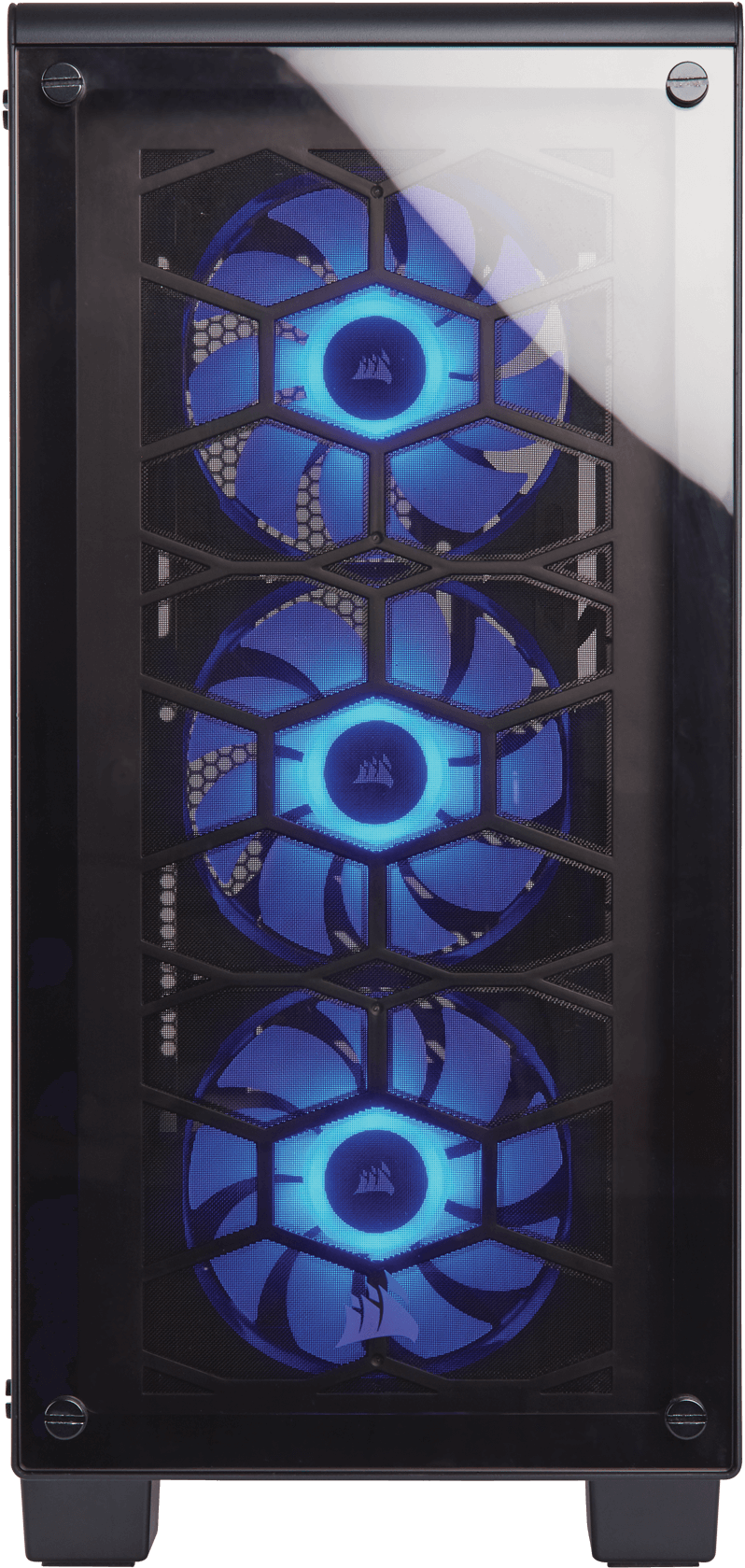 Corsair Crystal Series 460x Case Tempered Glass M - Corsair Crystal 460x Atx Mid-tower Case (916x1800), Png Download
