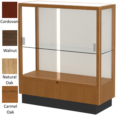 Heritage Exhibit Counter Top Cases - Waddell Heritage 8949 Series Floor Case Backing: Plaque (400x419), Png Download