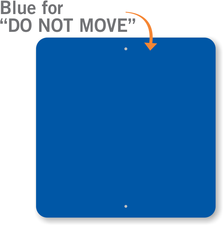 Do Not Move - Majorelle Blue (800x800), Png Download