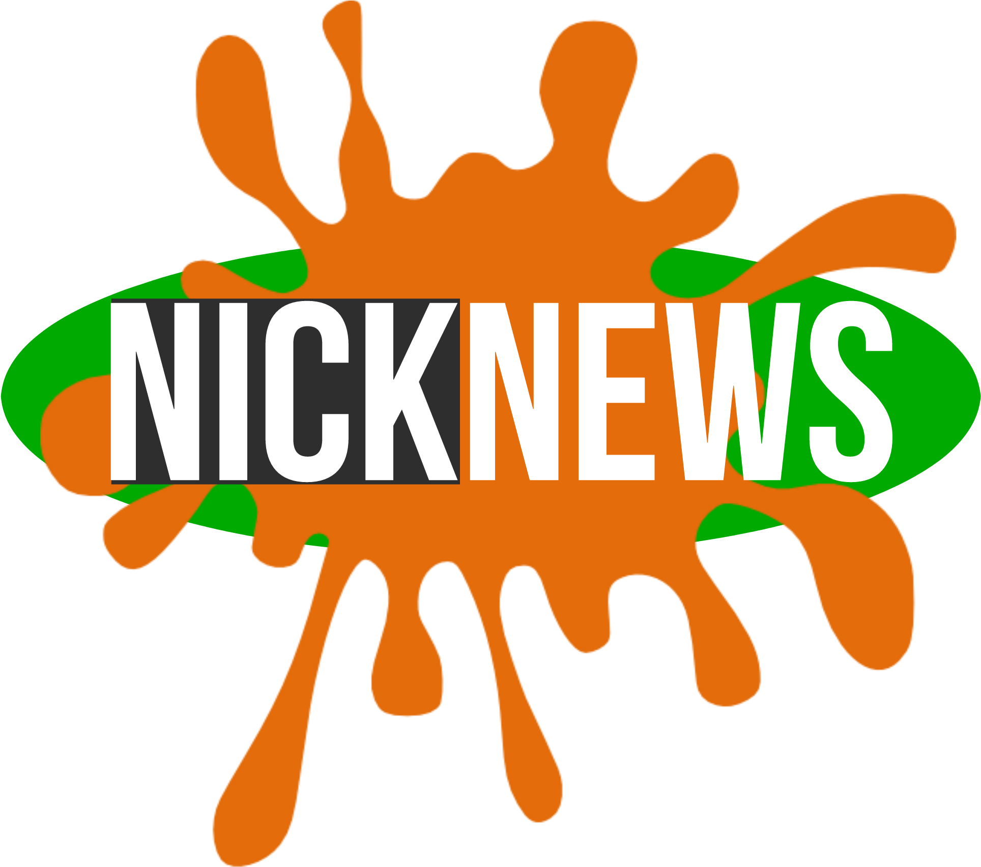 Post Nickelodeon 25th Anniversary Nicknews - Clip Art Black And White Paint Splatter (2000x1714), Png Download
