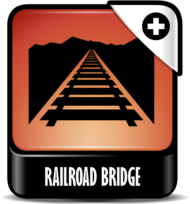 High Angle Rescue Railroad Bridge - Fall Protection (653x726), Png Download