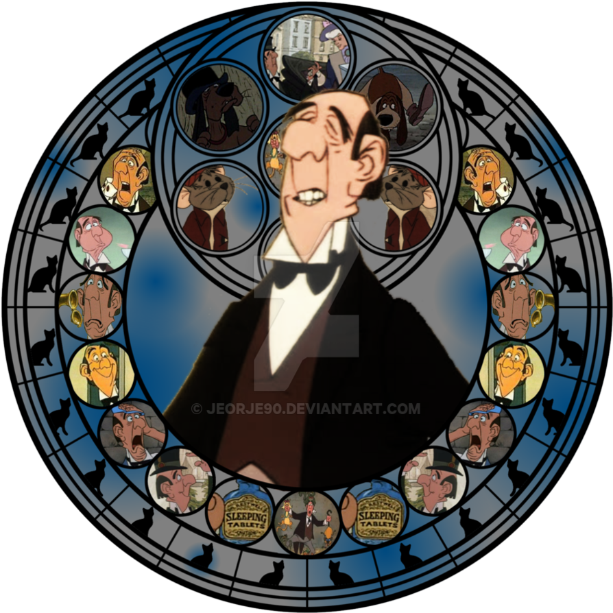 Disney Villains Stained Glass - Kingdom Hearts Disneypixar Villains (894x894), Png Download