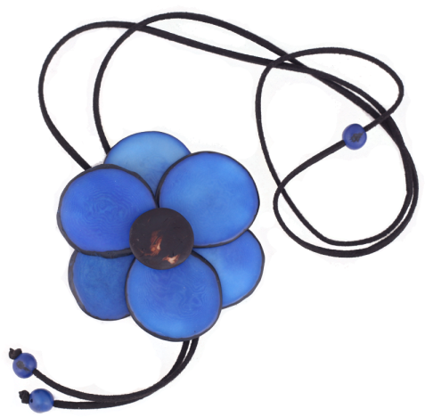 Flor Azul Mar - Artificial Flower (600x600), Png Download