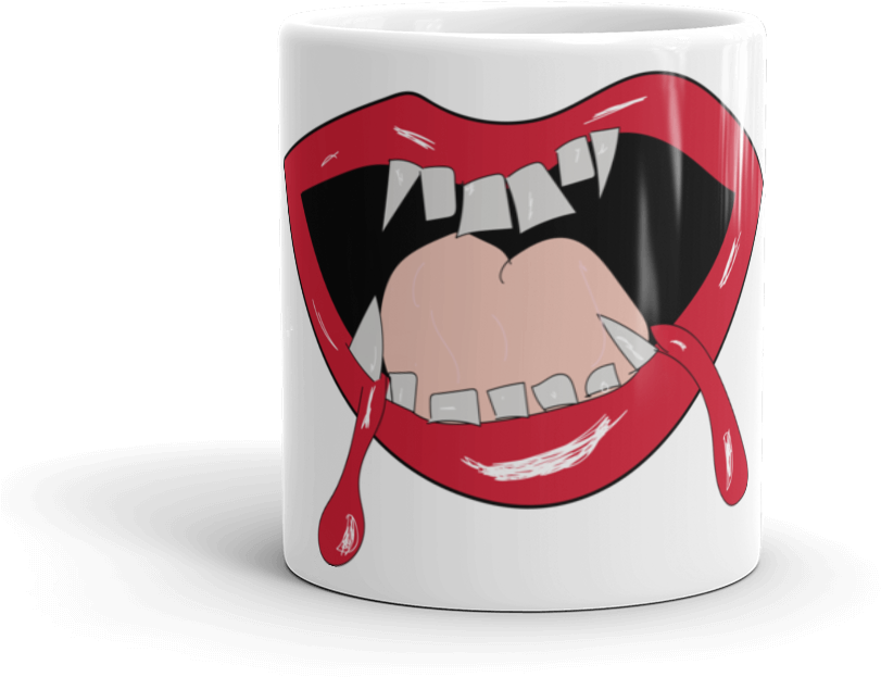 Vampire Lips Mug - Mug Nordic Aus Keramik, 28 Cl, 5 Farben (1000x1000), Png Download