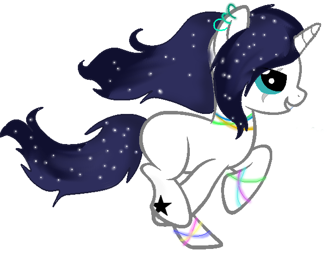 Galaxy Star - Galaxy Star Cutie Mark (653x522), Png Download