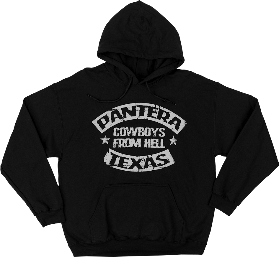 Pantera 25th Anniversary Cowboys From Hell Hoodie - Mr Criminal Crime Family (1000x1000), Png Download