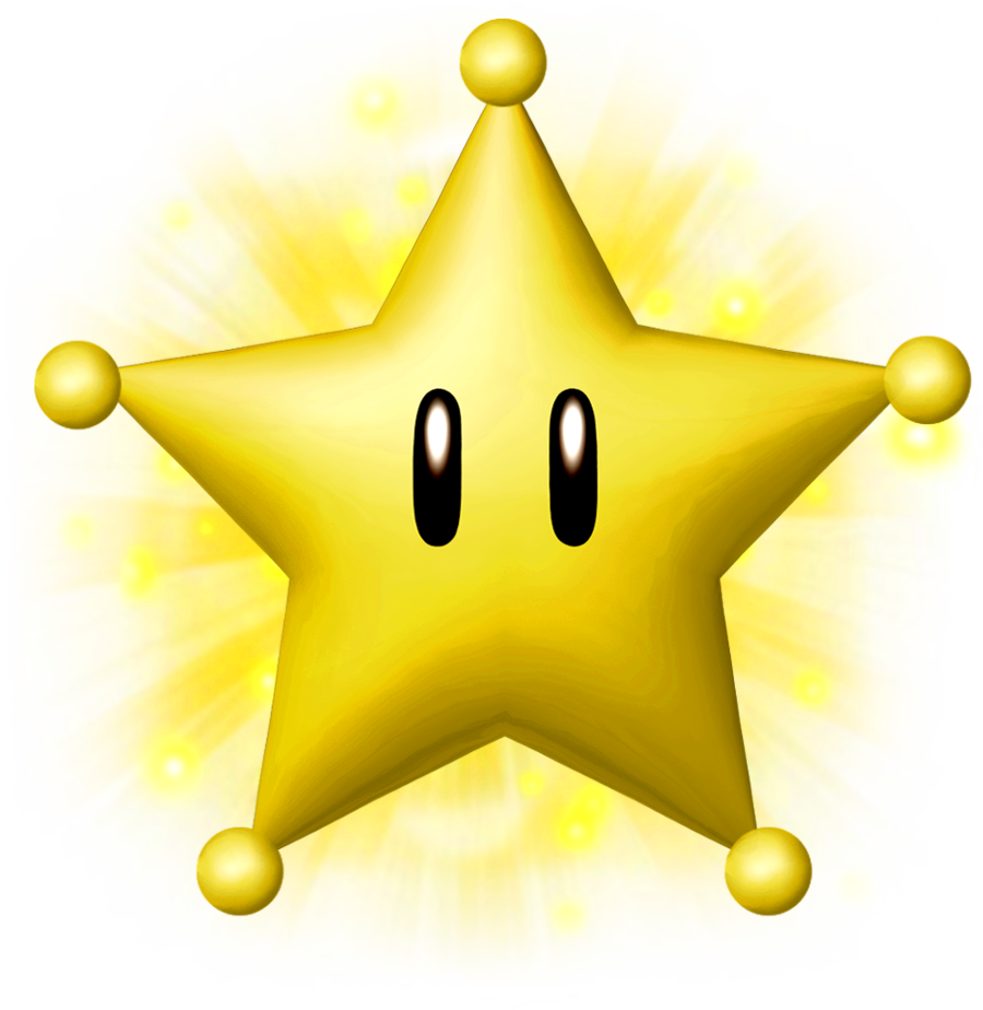 Grandstarsme - Super Mario Star (900x924), Png Download