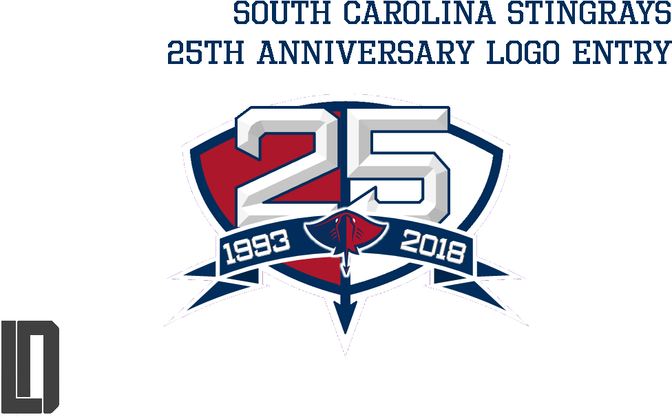 Stingrays Zpsydsurspj - South Carolina Stingrays Anniversary Jersey (1003x621), Png Download