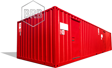 Blast Resistant Buildings To Increase Efficiency And - Shipping Container (640x300), Png Download