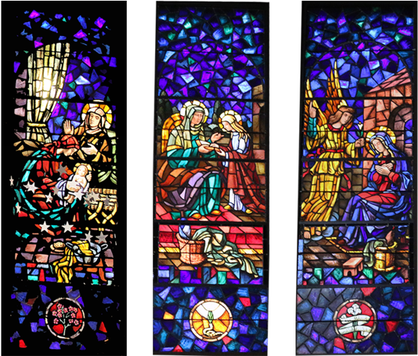 Windows Group Two - Stained Glass (669x502), Png Download