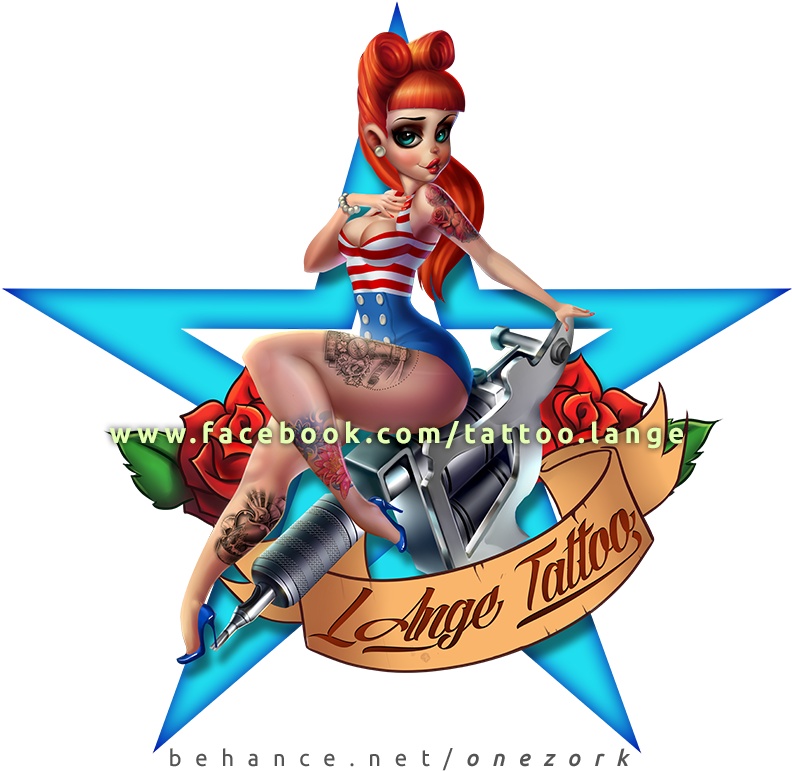 Nestor Marinero Cervano - Tatuajes Pin Up Png (800x795), Png Download