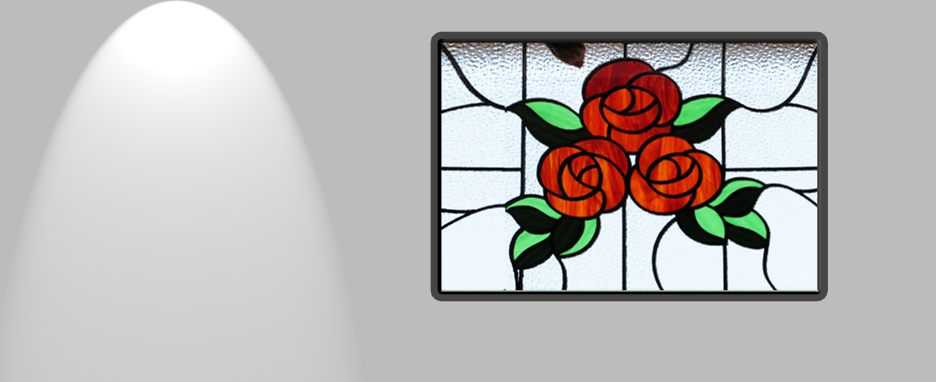Stained Glass Windows, Doors And Ceilings, - Stained Glass (936x382), Png Download