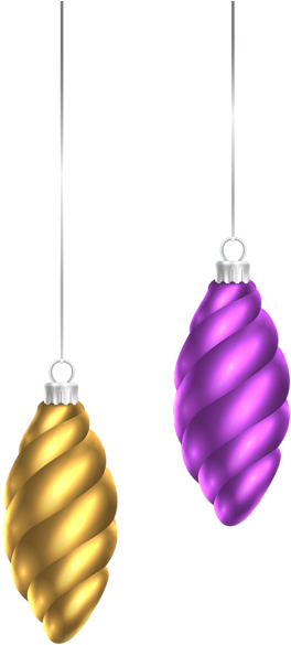 Christmas Ornaments Png Clip Art Image - Christmas Day (300x600), Png Download