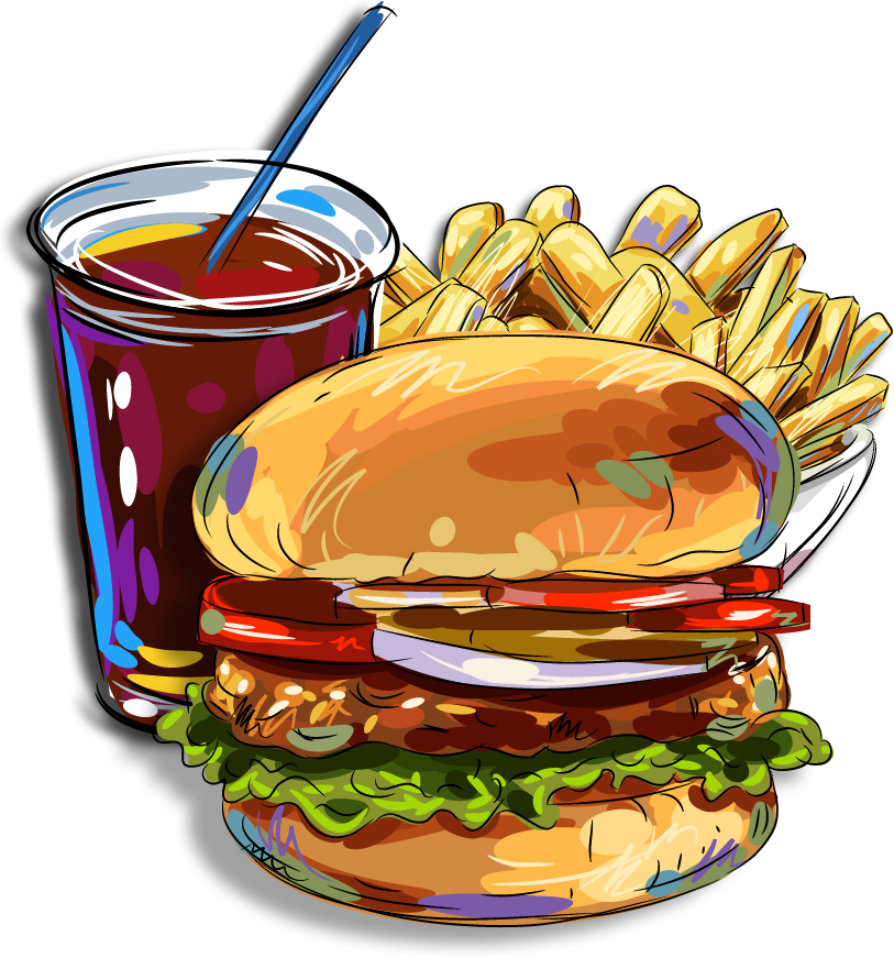 Cadilac American - Fast Food Religion: Heap On The Blessing - Hold The (813x871), Png Download