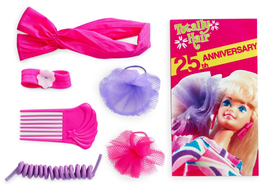 Totally Hair 25th Anniversary Barbie Doll 4 - Barbie Collector Totally Hair 25th Anniversary Doll (516x767), Png Download