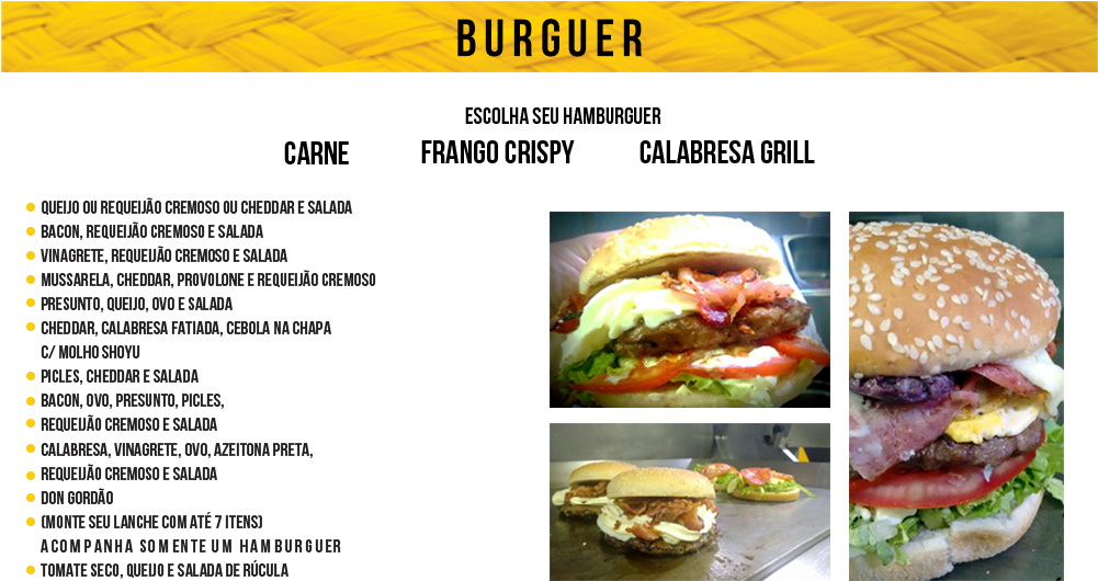Burguer - Fast Food (1000x574), Png Download